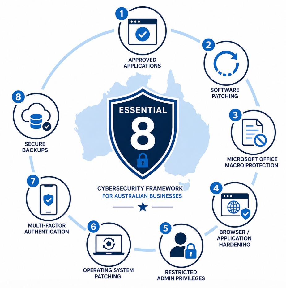 The Essential 8 Cybersecurity Framework