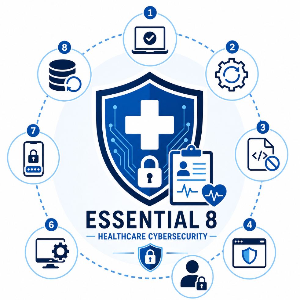 ACSC Essential 8 Cybersecurity Framework in Clinical & Healthcare